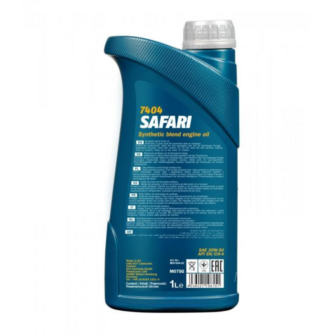 Mannol 7404-1 - Safari 20W-50 (20W50) motorolaj 1lit.